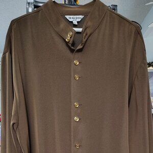 Maltos Brand | Men's Pants Suit | Brown Color | Shirt Size XXL | Pants Size 36